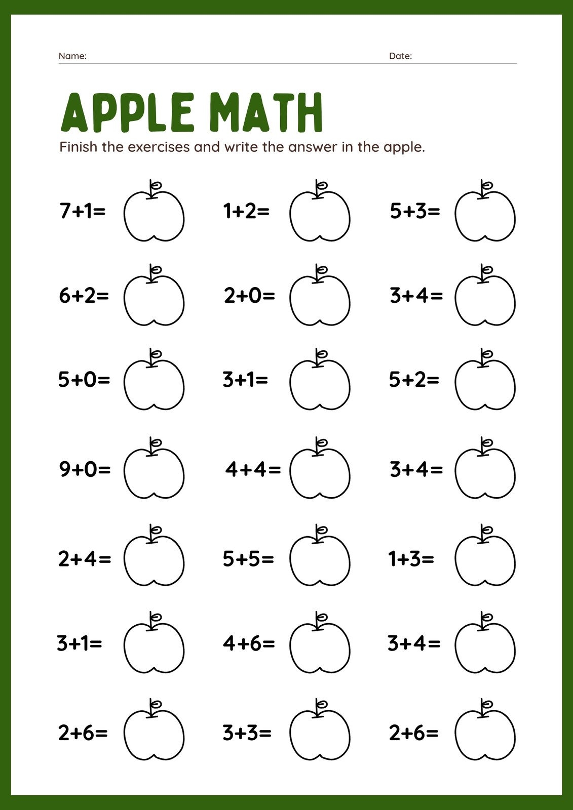 Customize 136 Kindergarten Addition Worksheets Templates Online Canva Customize 136 Kindergarten Addition Worksheets Templates Online Canva