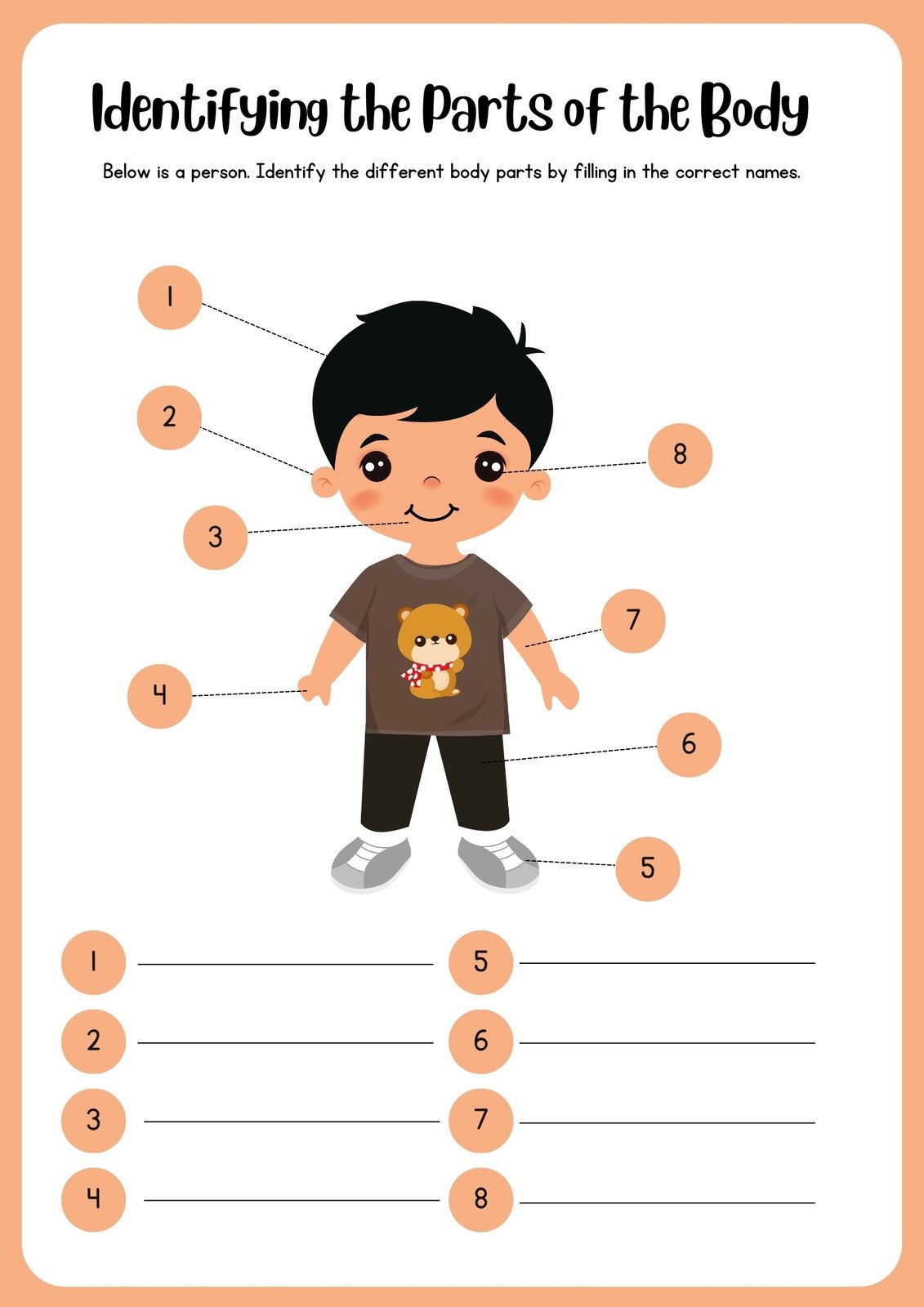 Customize 82 Body Parts Worksheets Templates Online Canva Customize 82 Body Parts Worksheets Templates Online Canva