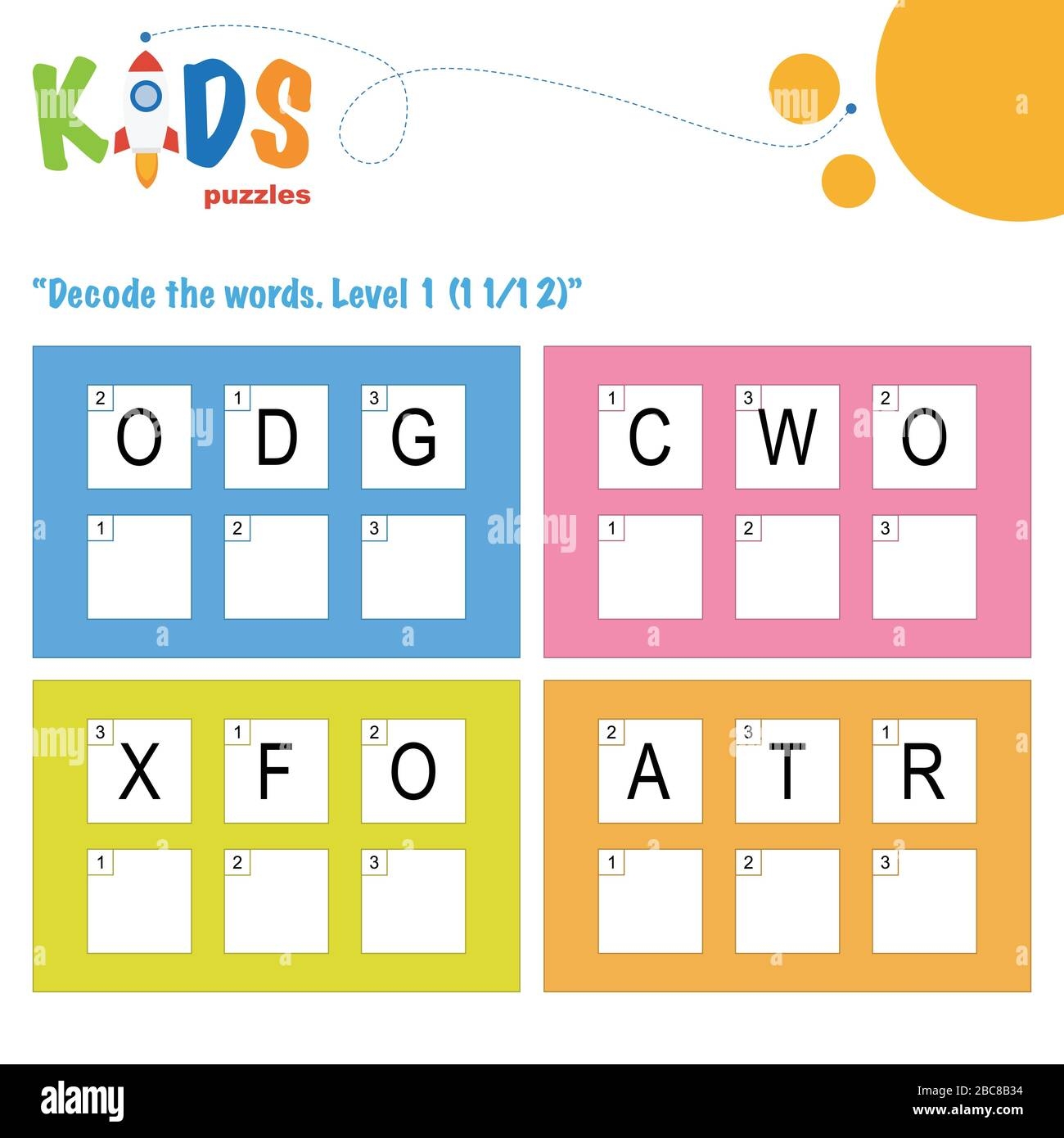 Decode The 3 Letter Words Worksheet Practice For Preschool Elementary And Middle School Kids Fun Logic Puzzle Activity Sheet Stock Vector Image Art Alamy Decode The 3 Letter Words Worksheet Practice For Preschool Elementary And Middle School Kids Fun Logic Puzzle Activity Sheet Stock Vector Image Art Alamy