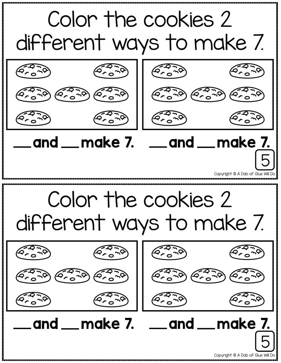 Decomposing Numbers Math Review Journal For Kindergarten Worksheets Library Decomposing Numbers Math Review Journal For Kindergarten Worksheets Library