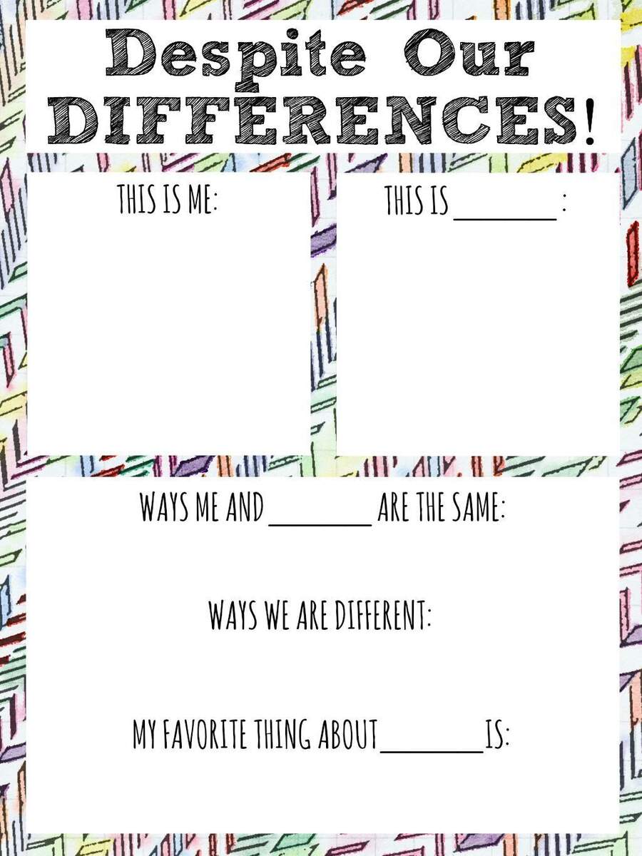 Despite Our Differences Diversity Worksheet For Kids Diversity Worksheets Library 52 Hispanic Heritage Month Coloring Pages Smooth Draw