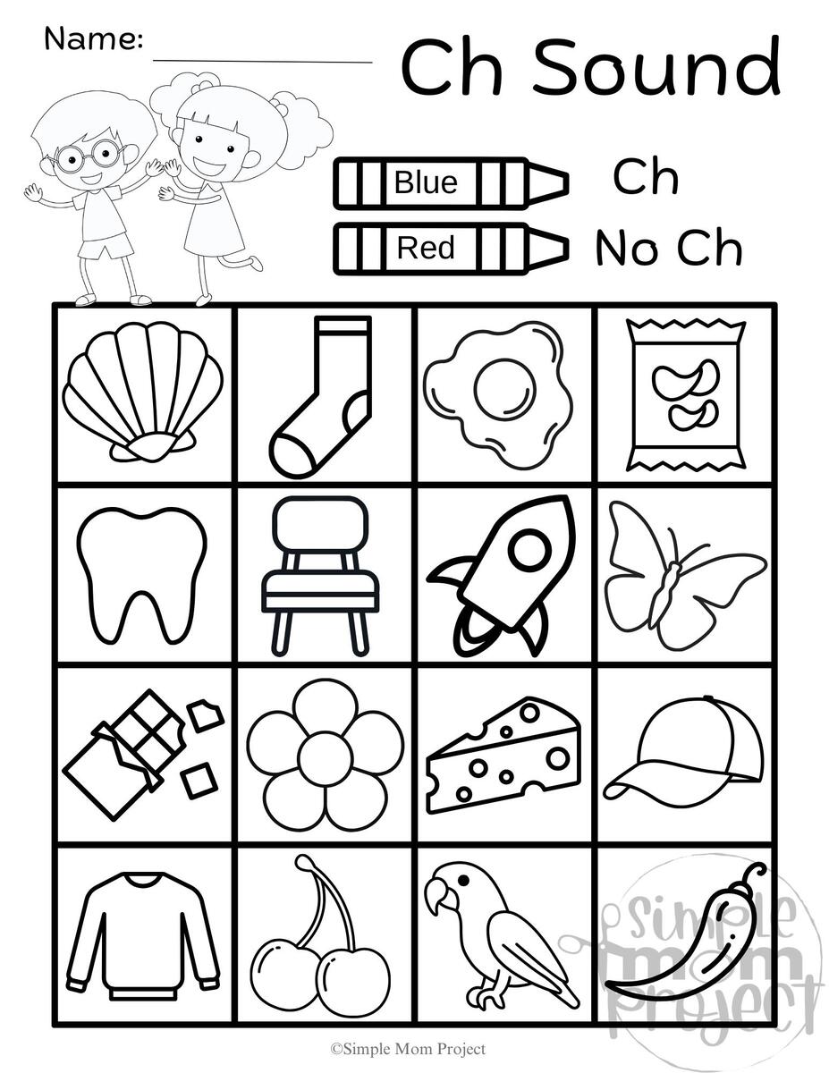 Digraph Ch Worksheets Phonics Activity Sheets PDF Etsy 16 CH Digraph Worksheets For Kindergarten Free PDF At Worksheeto