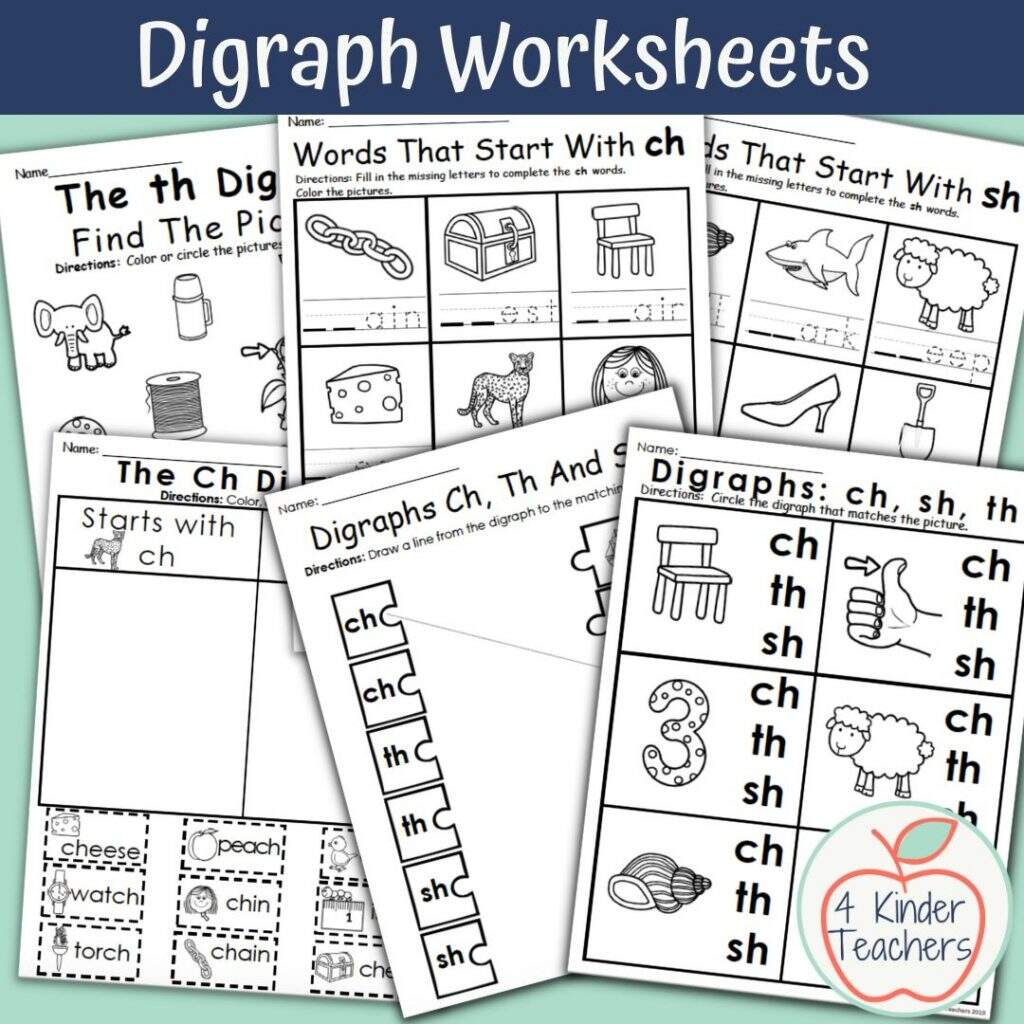 Digraph Sounds Sort Cut Paste