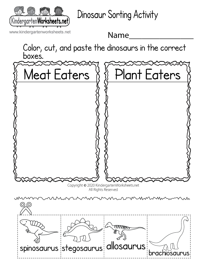 10 Little Dinosaurs Worksheet Count Circle Super Simple
