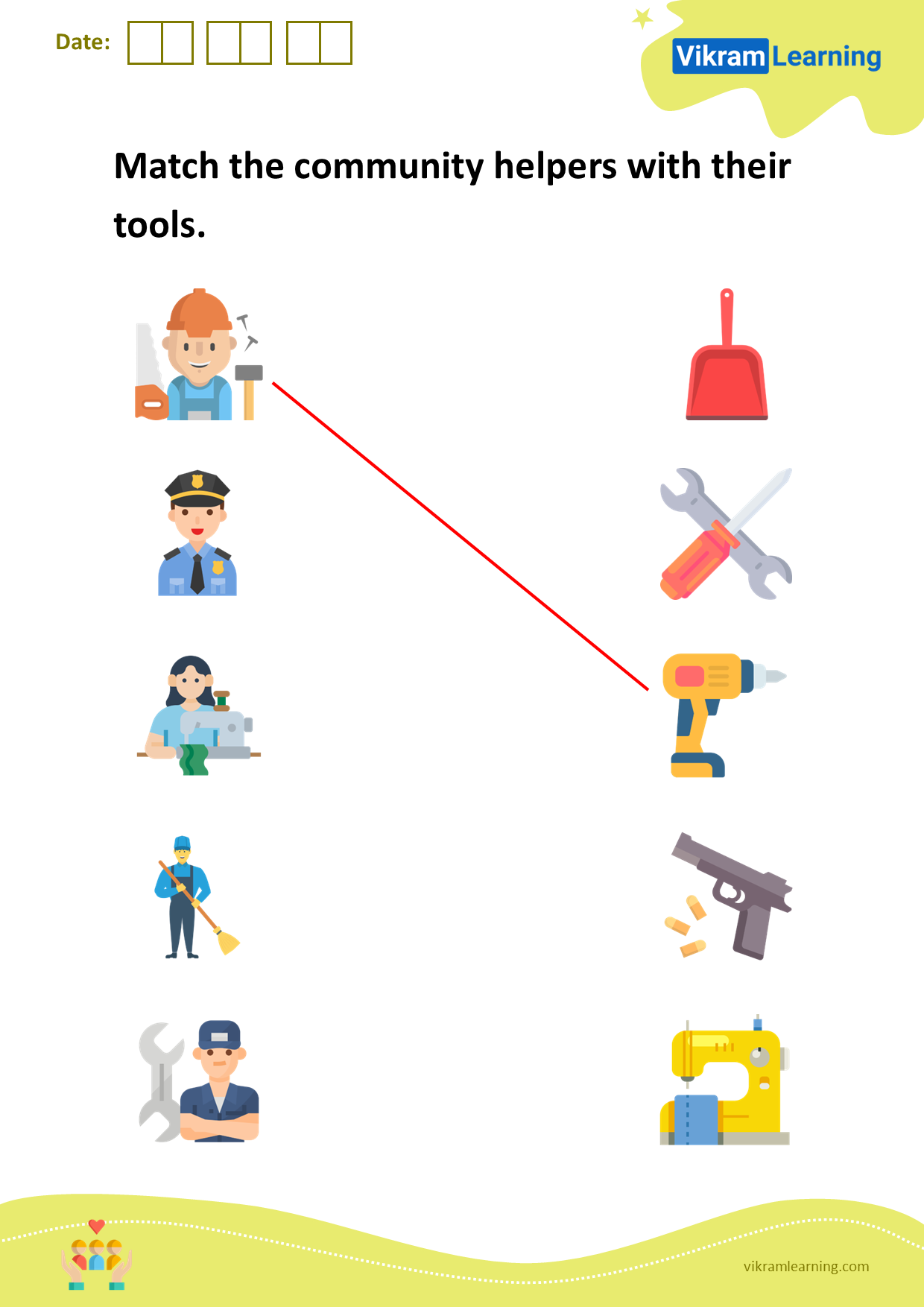 Download Community Helpers Worksheets For Free Vikramlearning