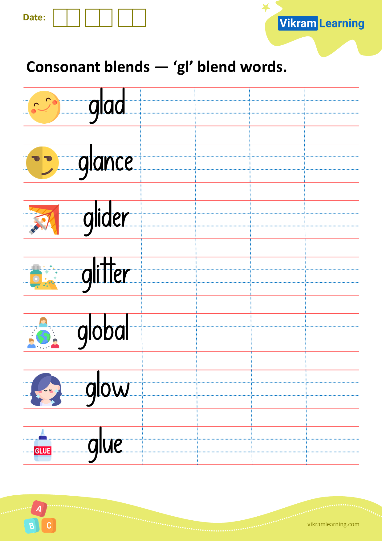 Free S Blend Worksheets Teach Prints