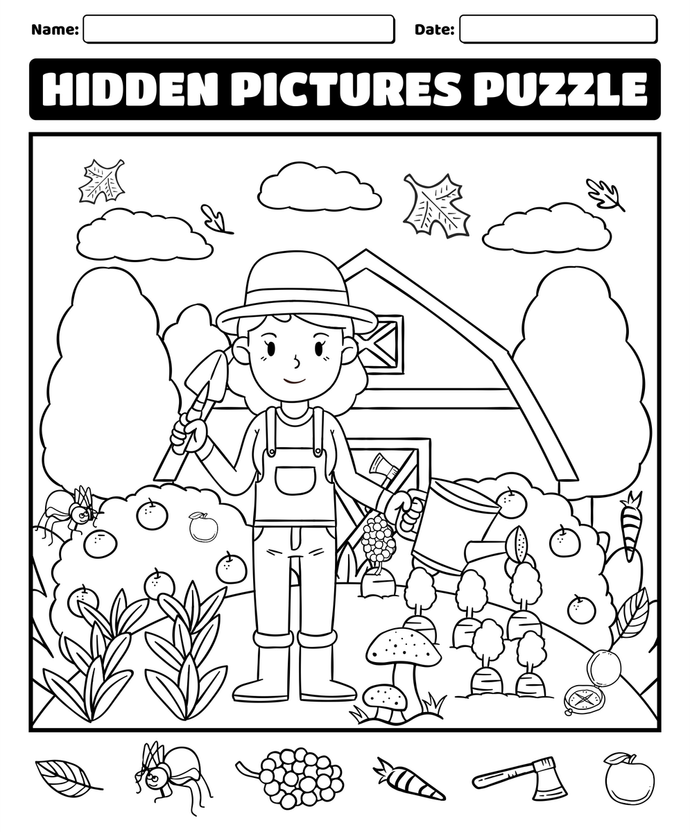Easy Hidden Object Worksheets 6 Free PDF Printables Printablee