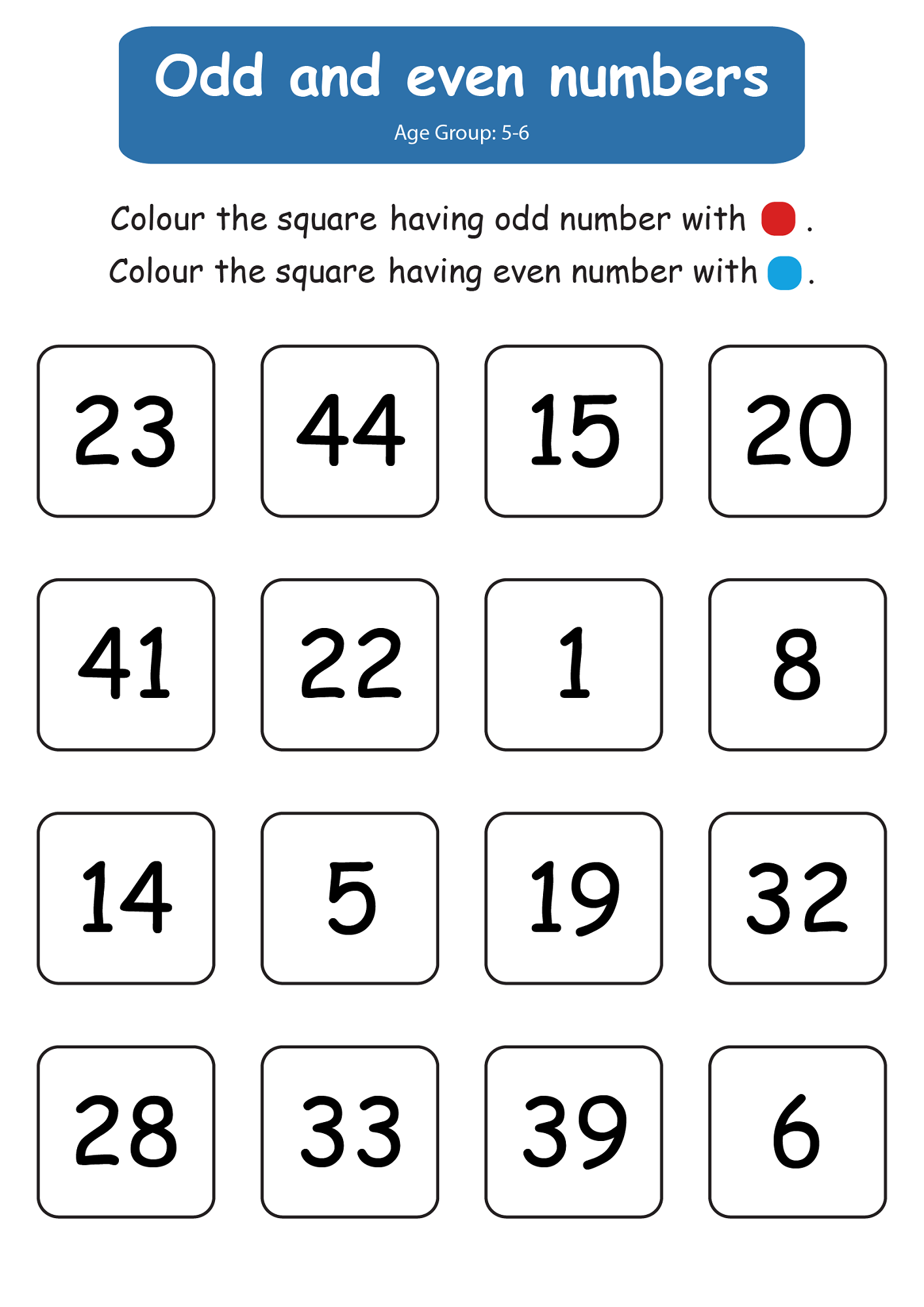 Even And Odd Number Worksheets K5 Worksheets