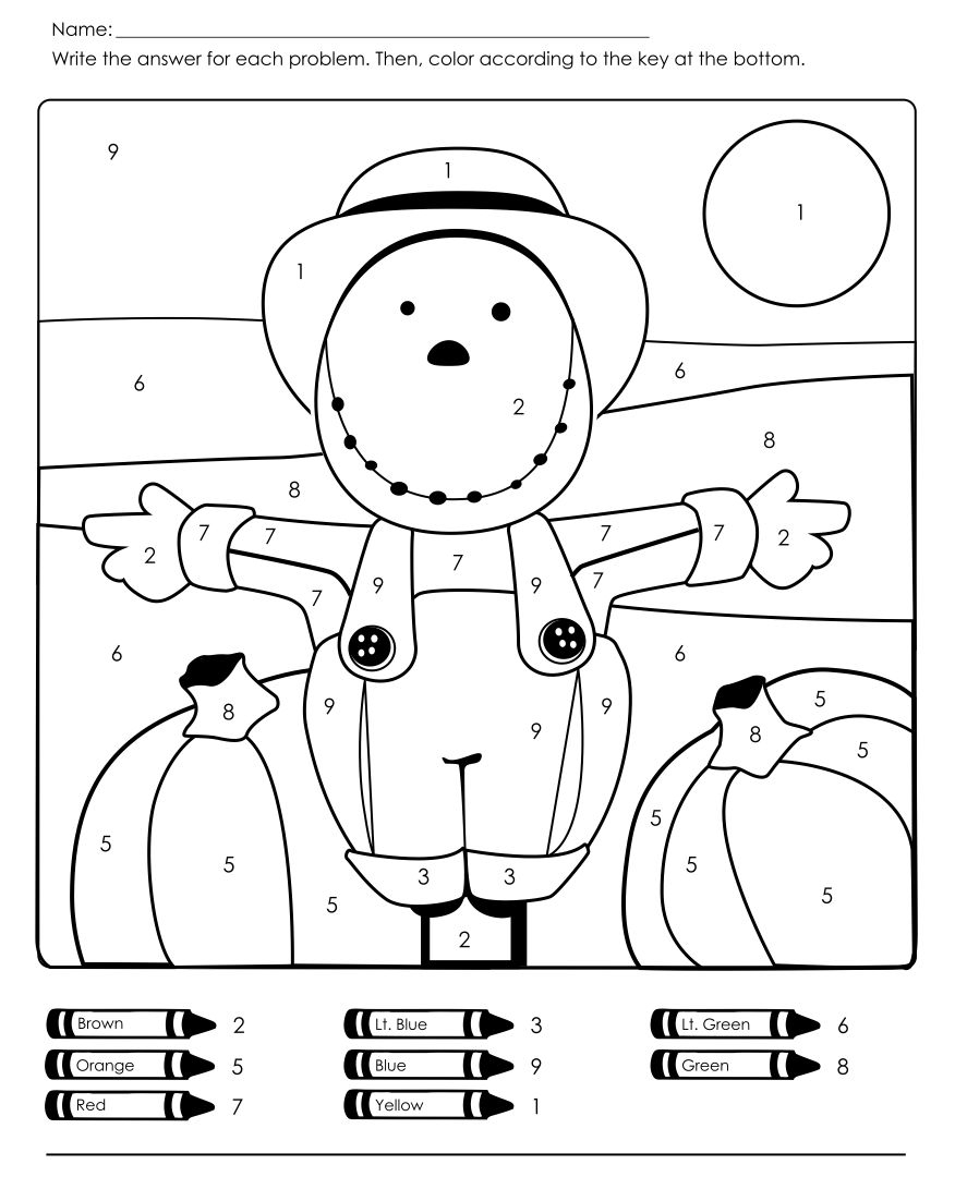 Fall I SPY Worksheets For Preschoolers Our Family Code Worksheets Library