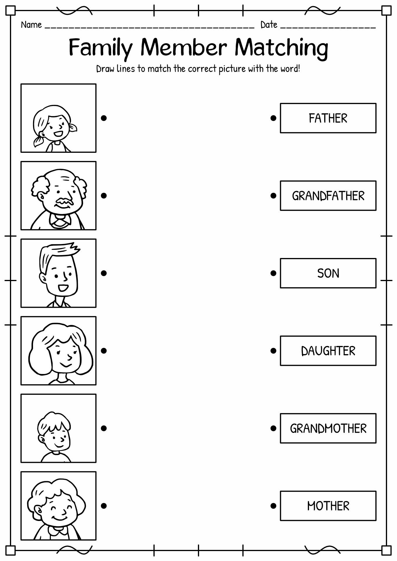 1 Child Family Tree Worksheet Have Fun Teaching