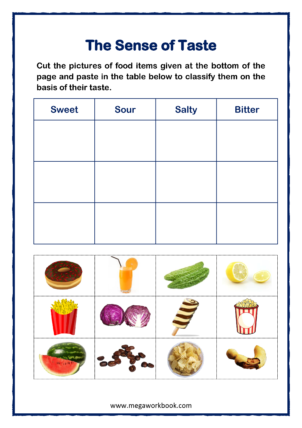 Five Senses Worksheets For Preschool And Kindergarten MegaWorkbook