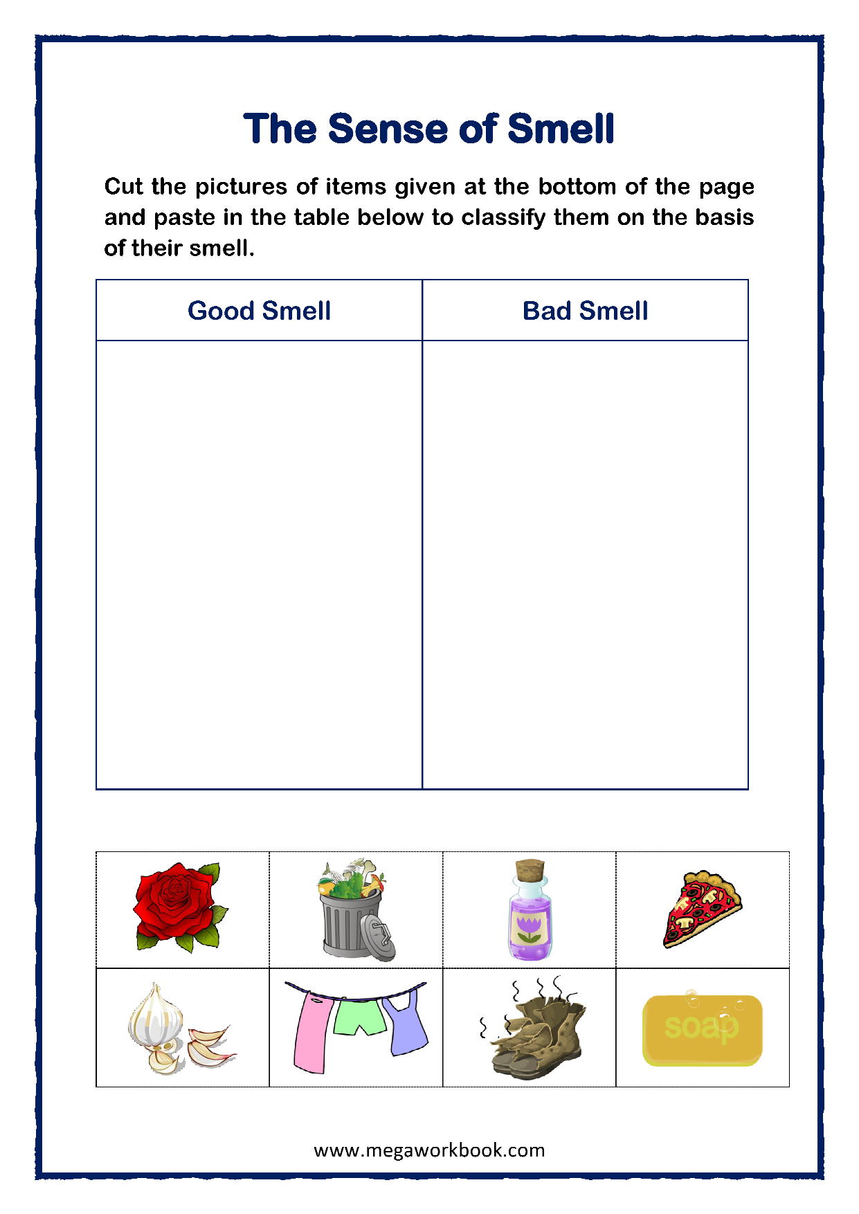 Five Senses Worksheets For Preschool And Kindergarten MegaWorkbook Worksheets Library Five Senses Worksheets For Preschool And Kindergarten MegaWorkbook Worksheets Library