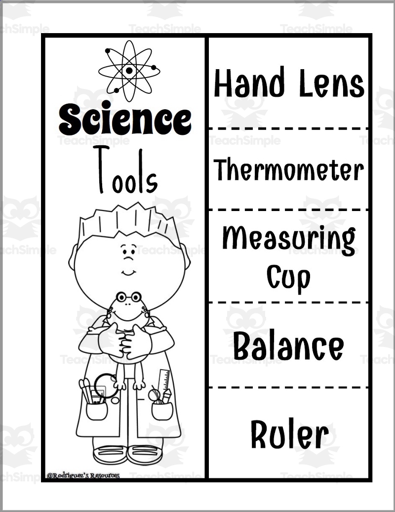 Foldable Science Tools Spanish And English Worksheets Library Scientific Tools Online Worksheet Worksheets Library