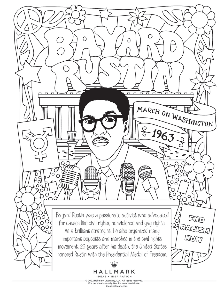 Free Black History Month Coloring Pages To Celebrate With The Family Or In The Classroom Hallmark Ideas Inspiration Free Black History Month Coloring Pages To Celebrate With The Family Or In The Classroom Hallmark Ideas Inspiration