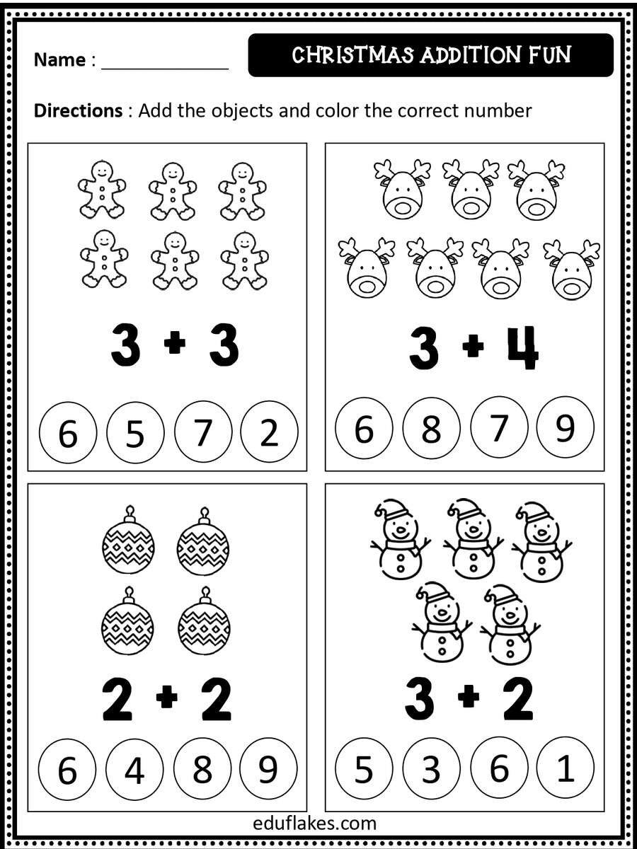 Winter Color By Addition Worksheet Free Printable Digital PDF
