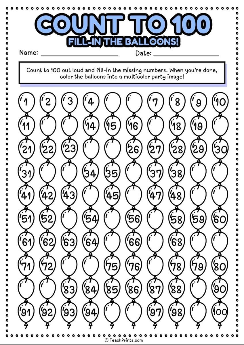 Numbers And Counting To 100 Workbook K5 Bookstore