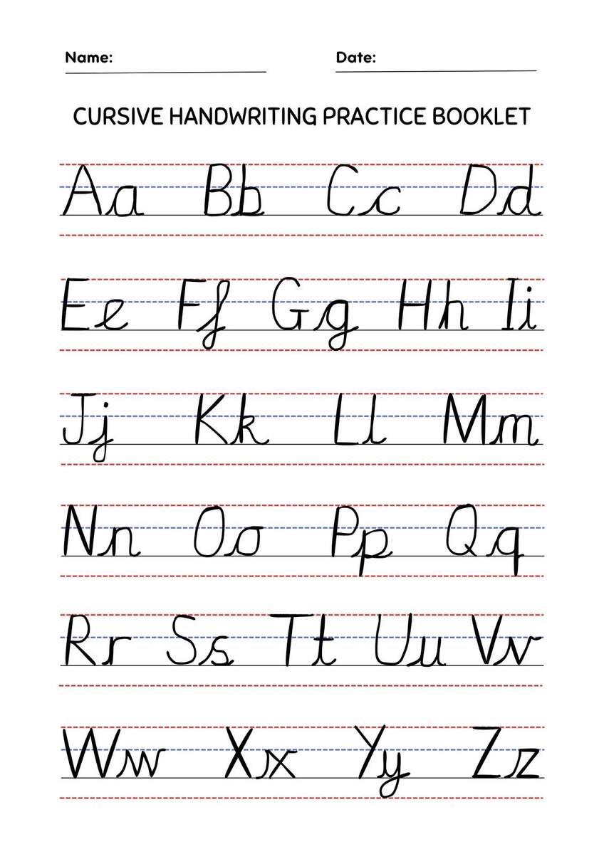 Free Custom Printable Handwriting Worksheet Templates Canva Free Custom Printable Handwriting Worksheet Templates Canva