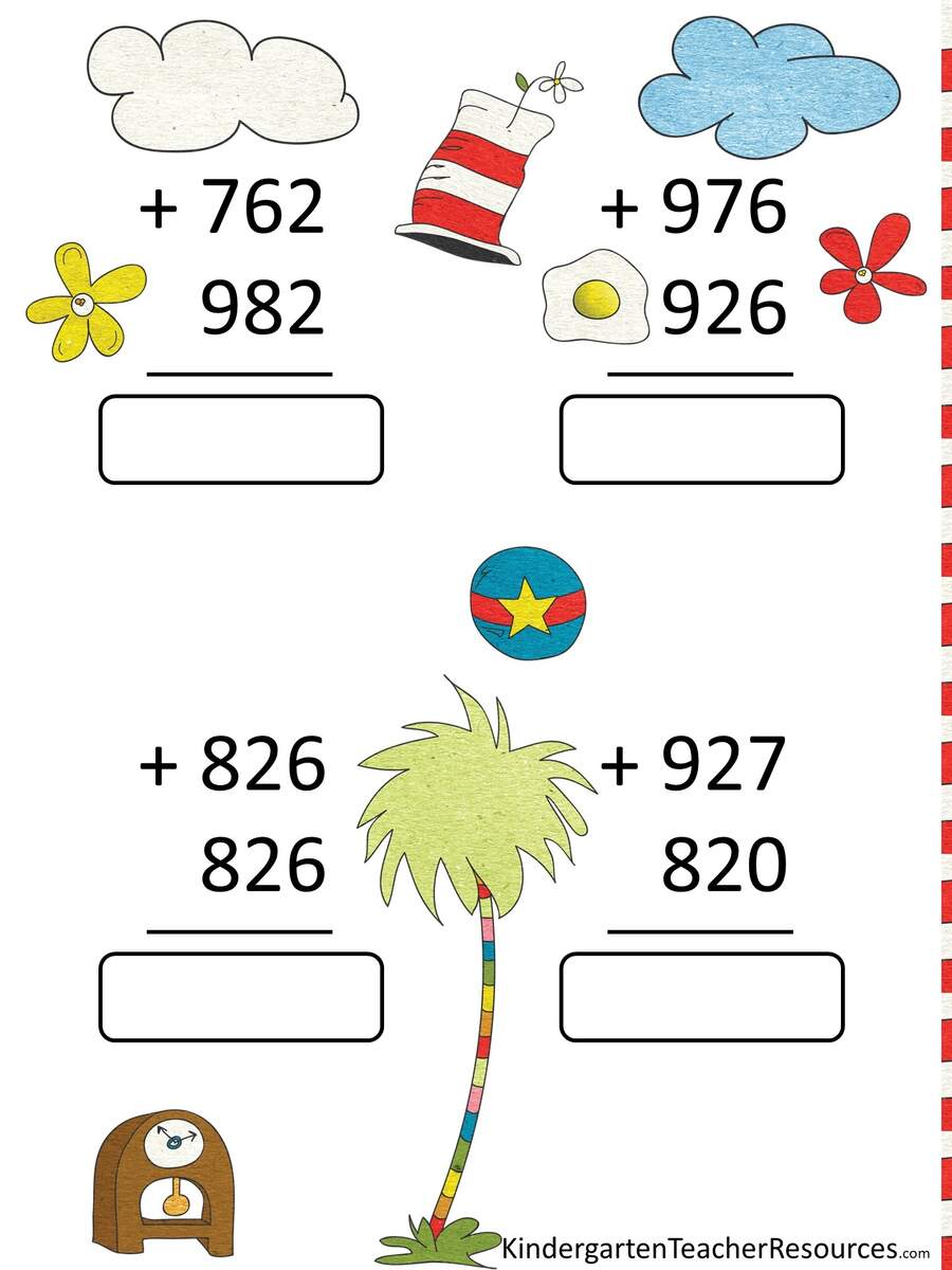 Free Dr Seuss Math Activities Free Dr Seuss Math Activities