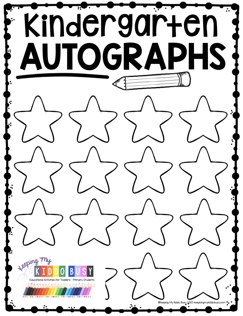 End Of The Year Print And Go Printables Miss Kindergarten