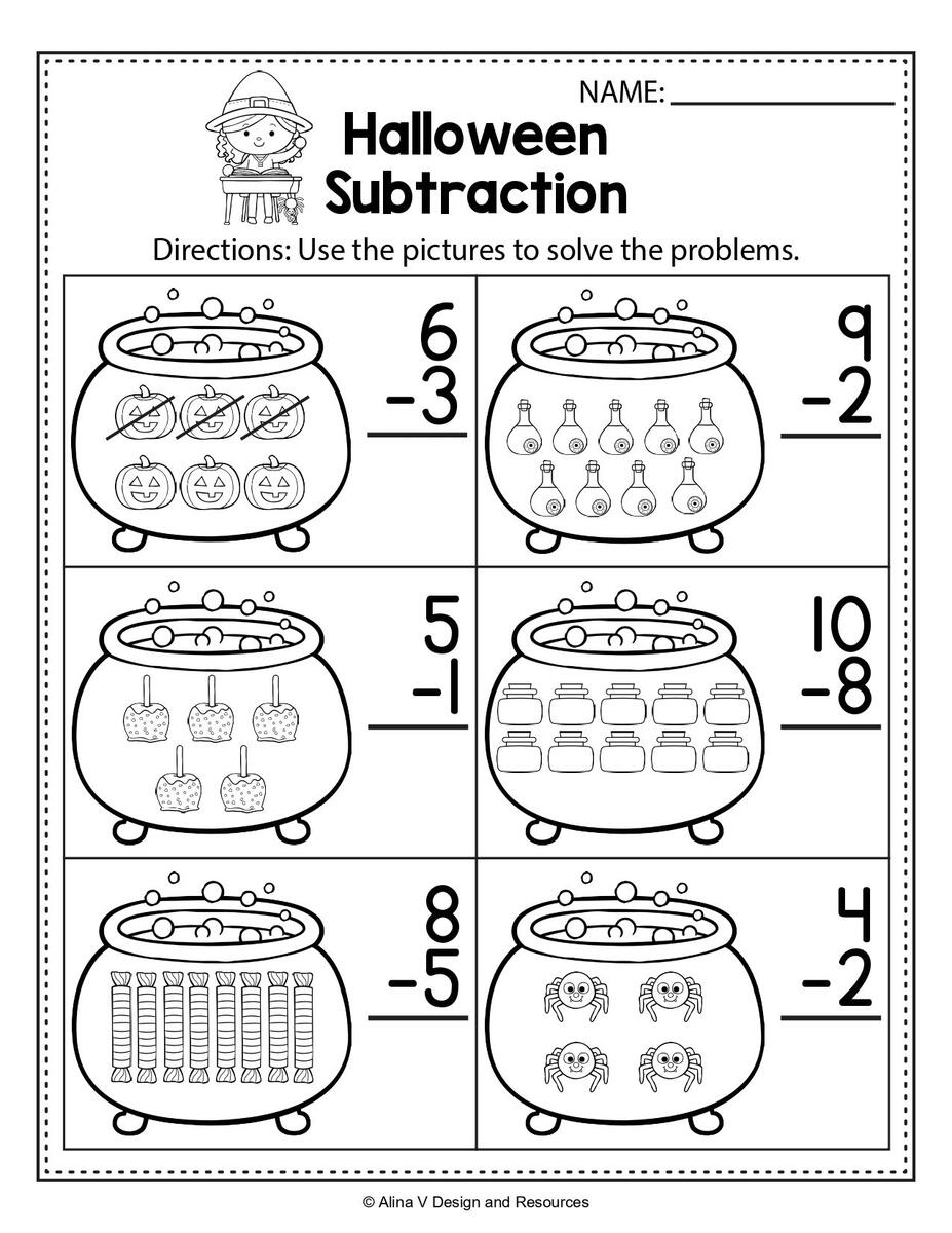 Free Halloween Addition Worksheets For Kindergarten Free Halloween Addition Worksheets For Kindergarten