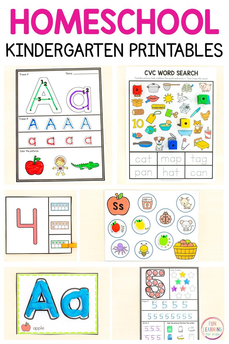 Free Kindergarten Homeschool Worksheets Engaging Activities For Young Learners Free Kindergarten Homeschool Worksheets Engaging Activities For Young Learners
