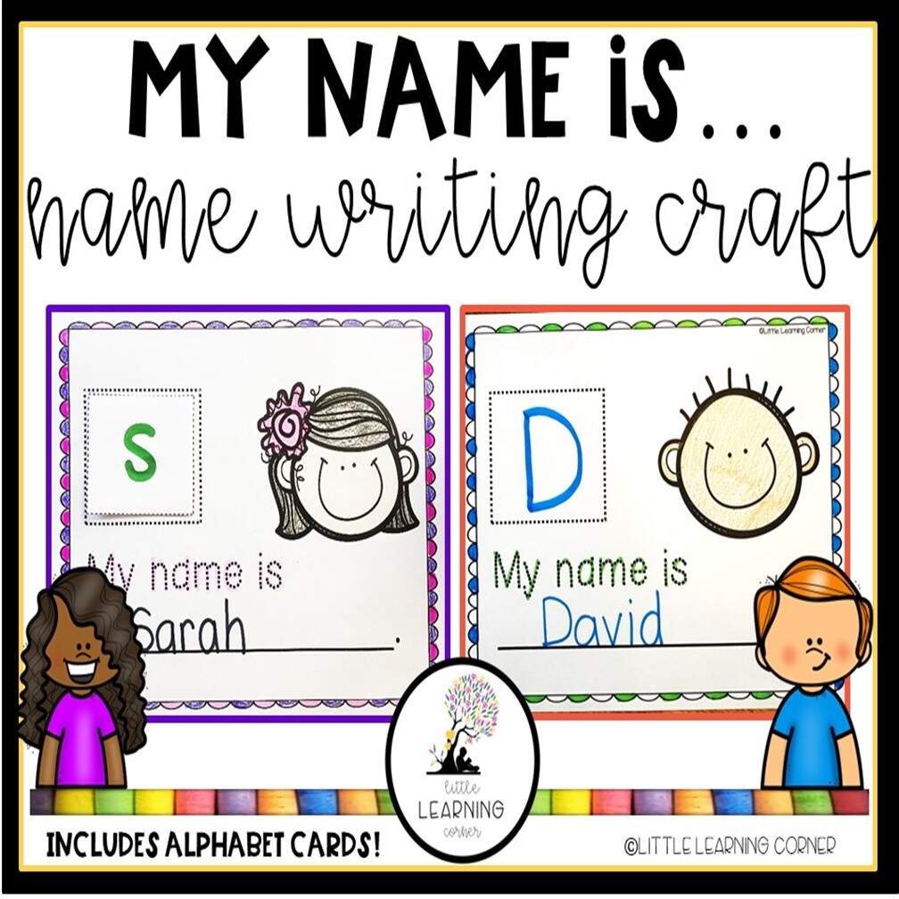 Free Name Writing Activity For Back To School Little Learning Corner Free Name Writing Activity For Back To School Little Learning Corner