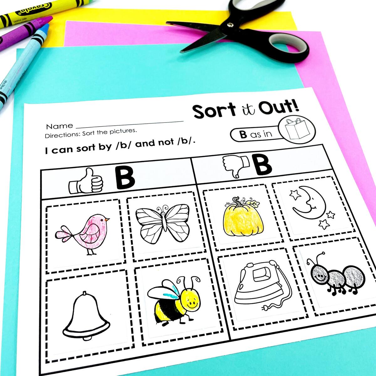 FREE Phonemic Awareness Sorting Worksheets A Kinderteacher Life FREE Phonemic Awareness Sorting Worksheets A Kinderteacher Life