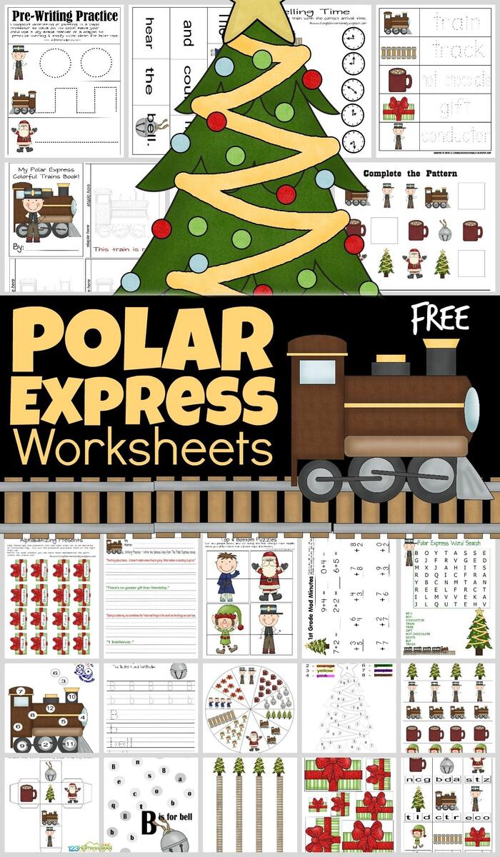 FREE Polar Express Worksheets FREE Polar Express Worksheets