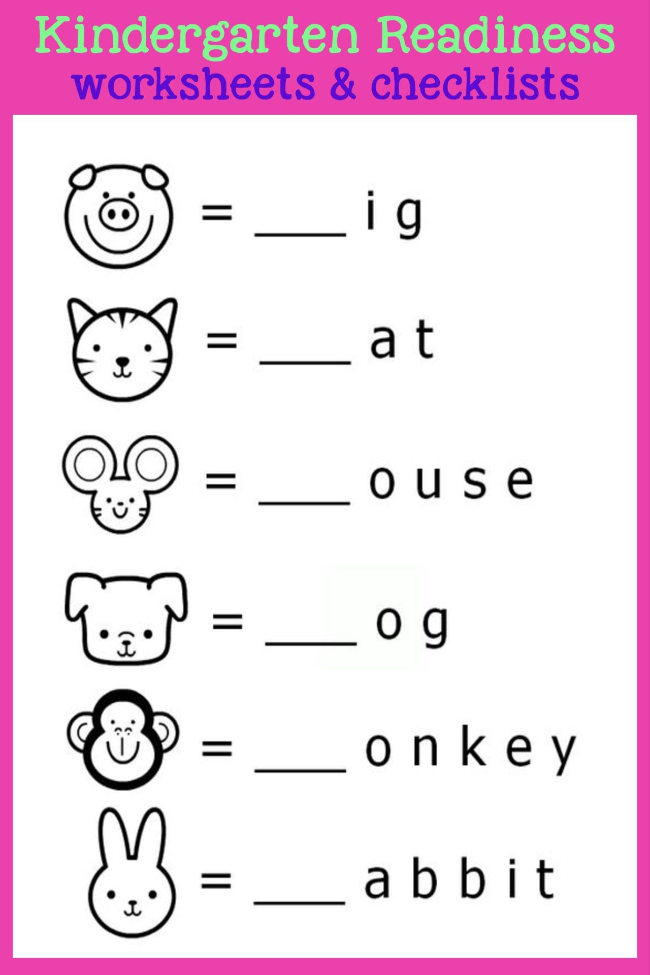 Preparing For Kindergarten Interactive Worksheets And Activities Worksheets Library