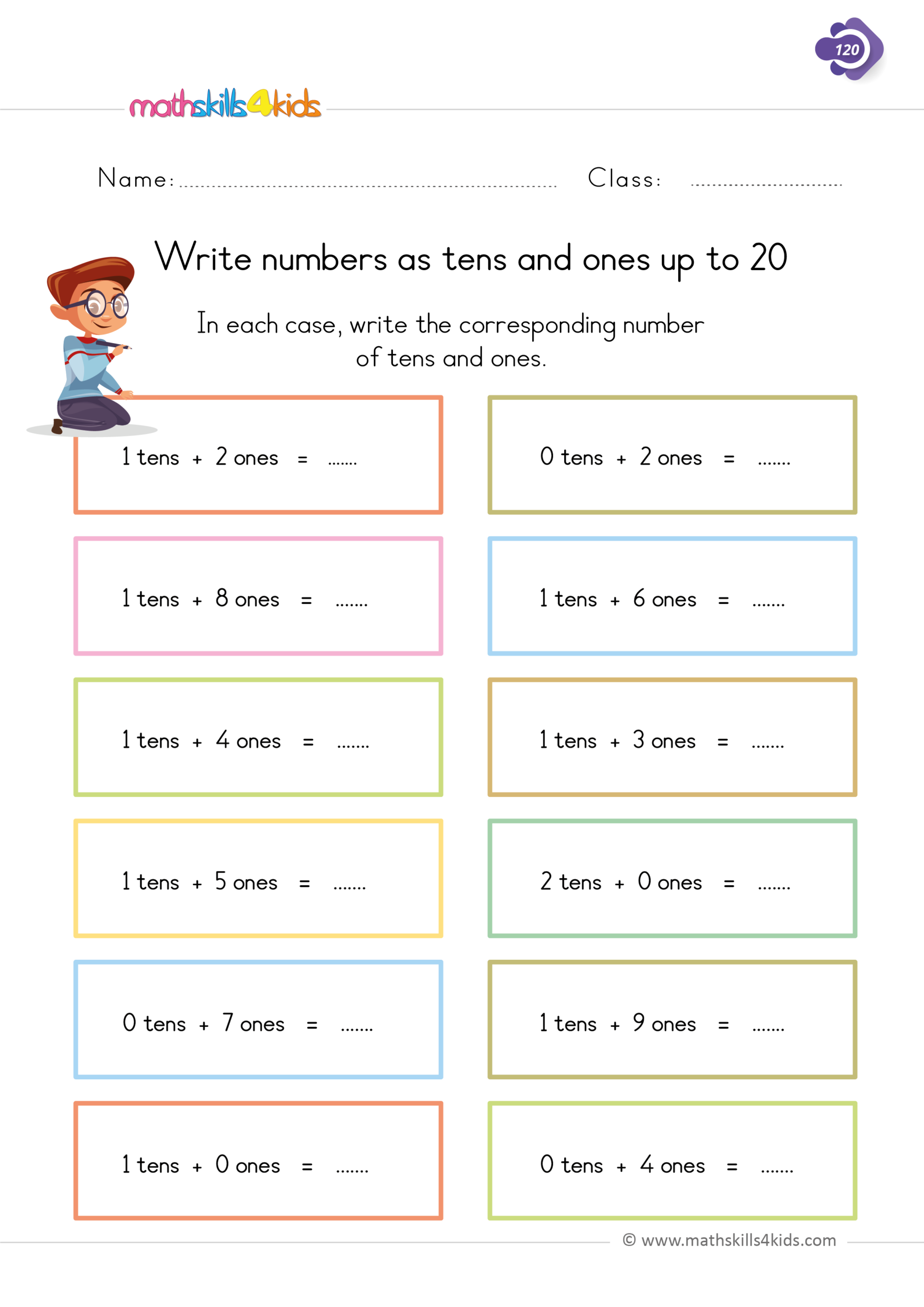 Free Printable 1st Grade Place Value Worksheets