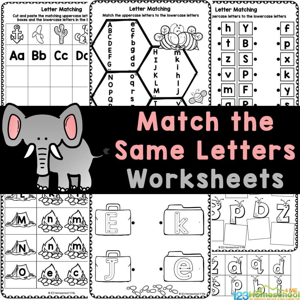 Alphabet Matching Letter Recognition Capital Letters Lowercase Letters Preschool Puzzles Letter Matching Classroom Resources Etsy