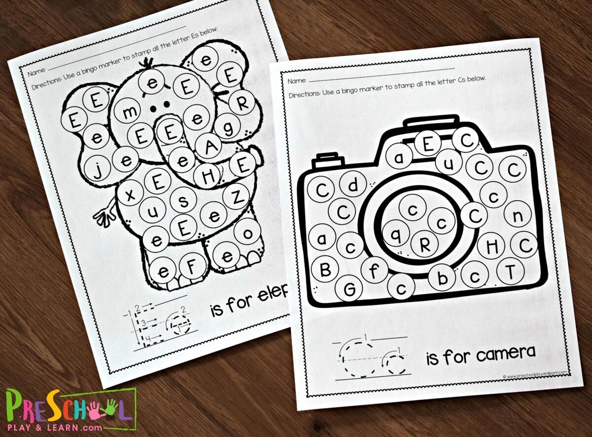 Alphabet Worksheets