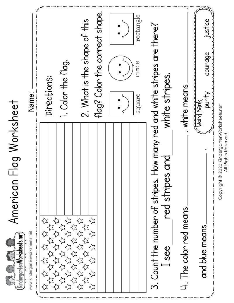 Flag Day Elementary School Workbooks Interleaving And Retrieval Practice Simple Solutions