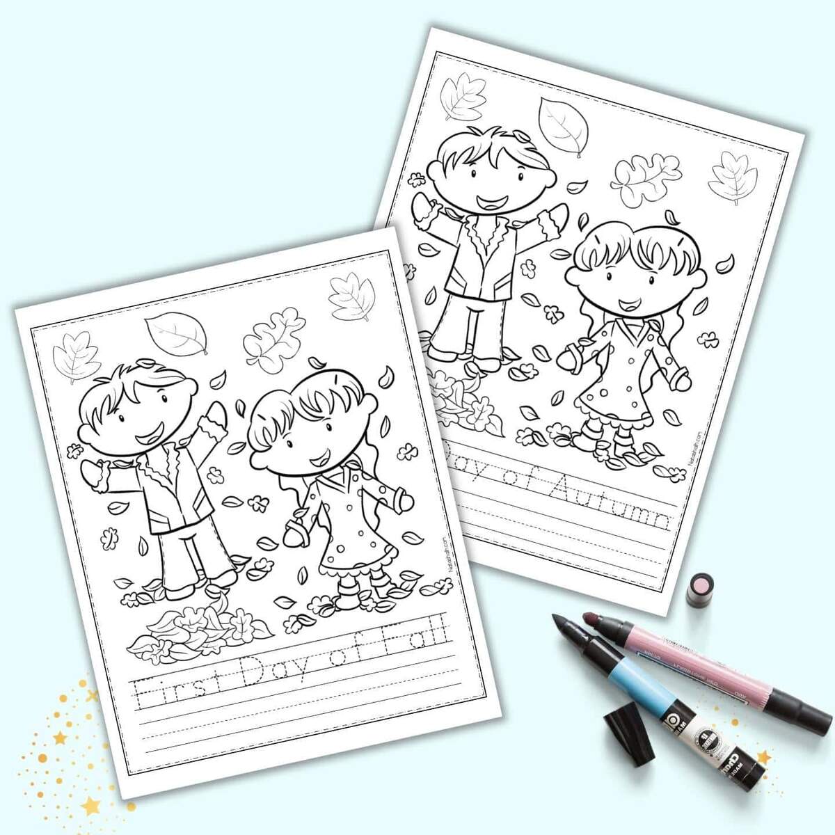 Free Printable First Day Of Fall Worksheets The Artisan Life