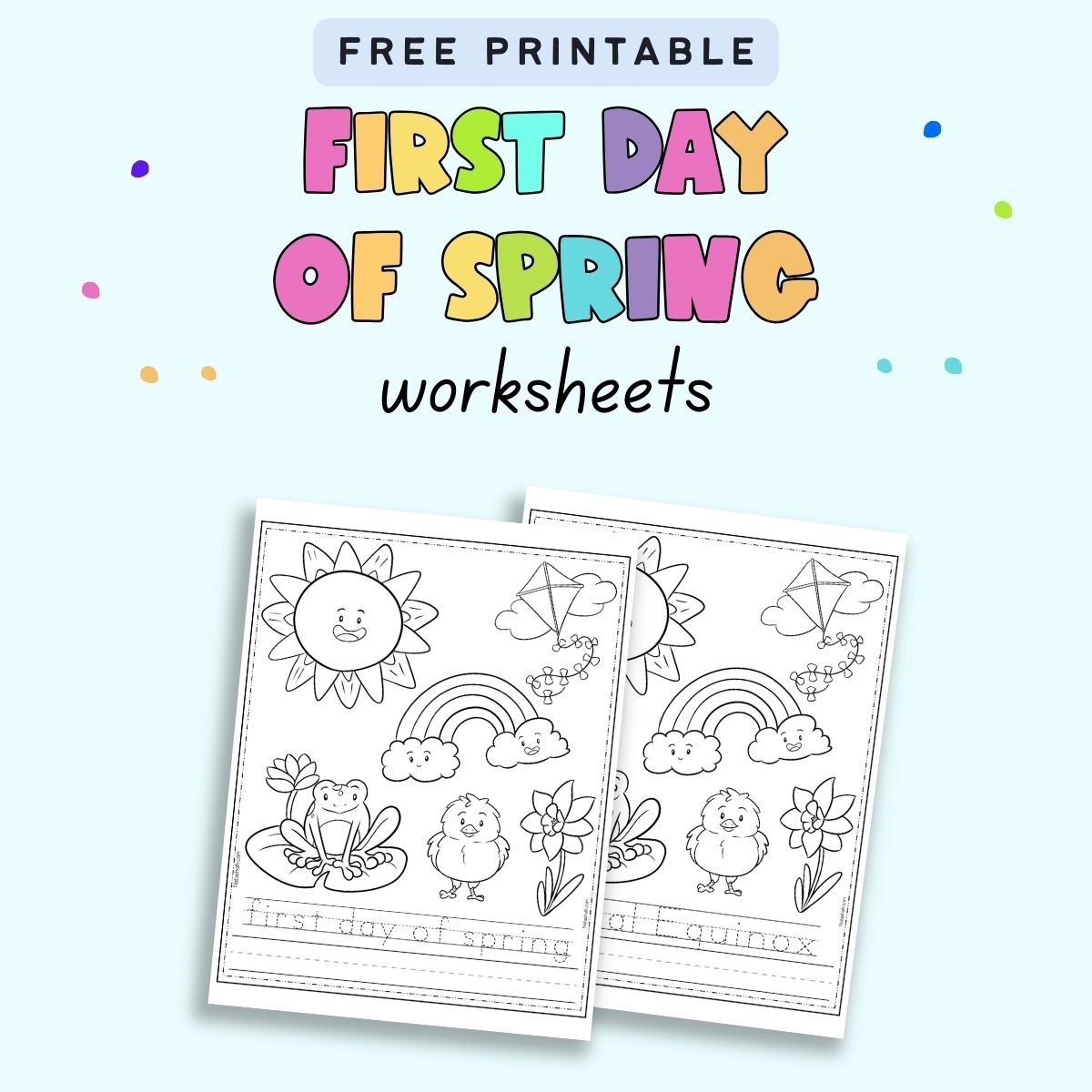 Free Printable First Day Of Spring Worksheets The Artisan Life Free Printable First Day Of Spring Worksheets The Artisan Life