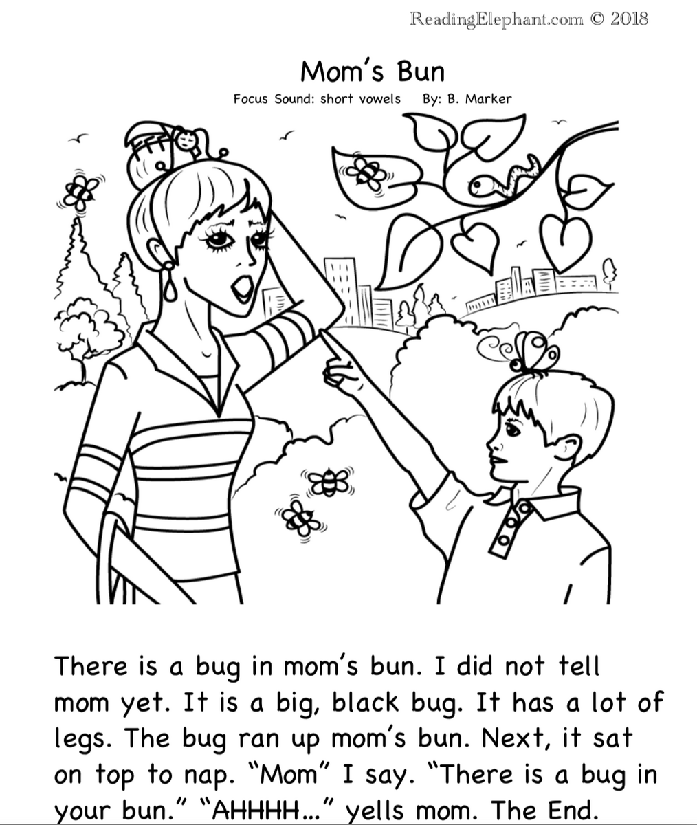 FREE Printable Kindergarten Level Books Ben Dug Mom S Bun Reading Elephant FREE Printable Kindergarten Level Books Ben Dug Mom S Bun Reading Elephant