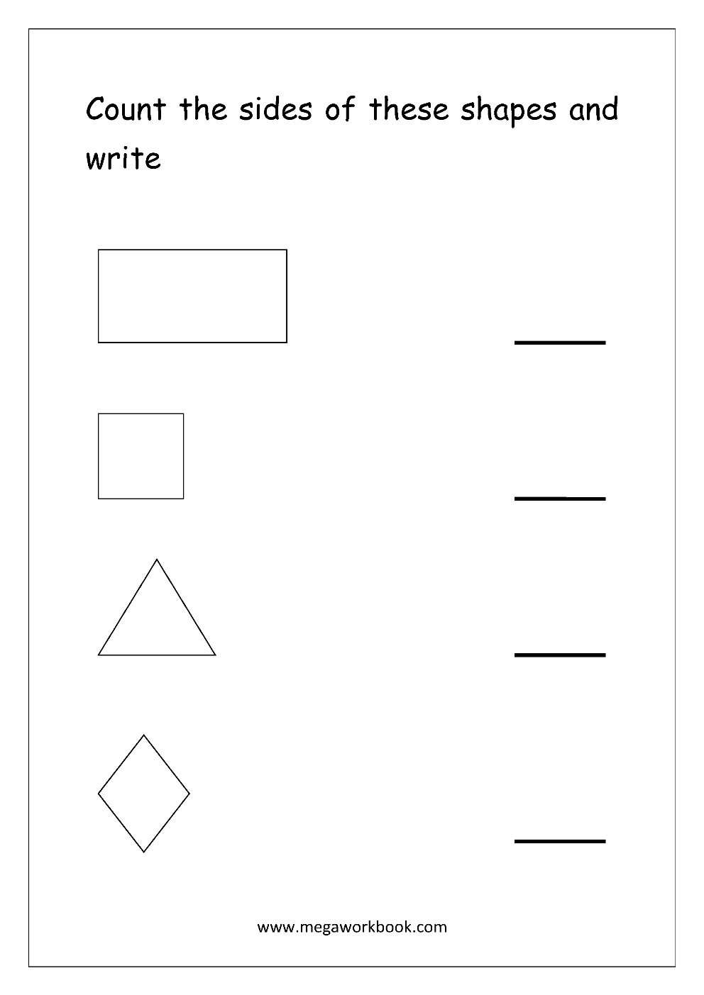Counting Sides And Vertices Worksheet Fun And Engaging 2nd Grade Geometry Worksheet Cazoom Math