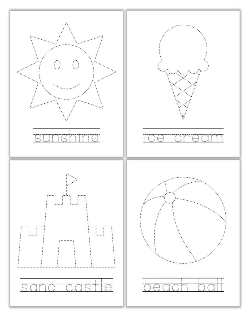 20 Summer Worksheets For Preschool Fun With Mama