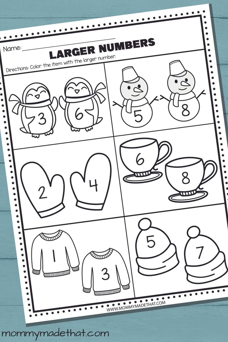 Free Winter Preschool Worksheets Great For Kindergarten Too Free Winter Preschool Worksheets Great For Kindergarten Too