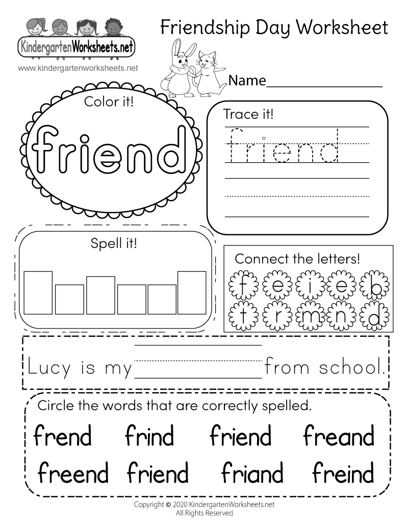 Friendship Day Worksheet Free Printable Digital PDF Free Custom Printable Friendship Worksheet Templates Canva