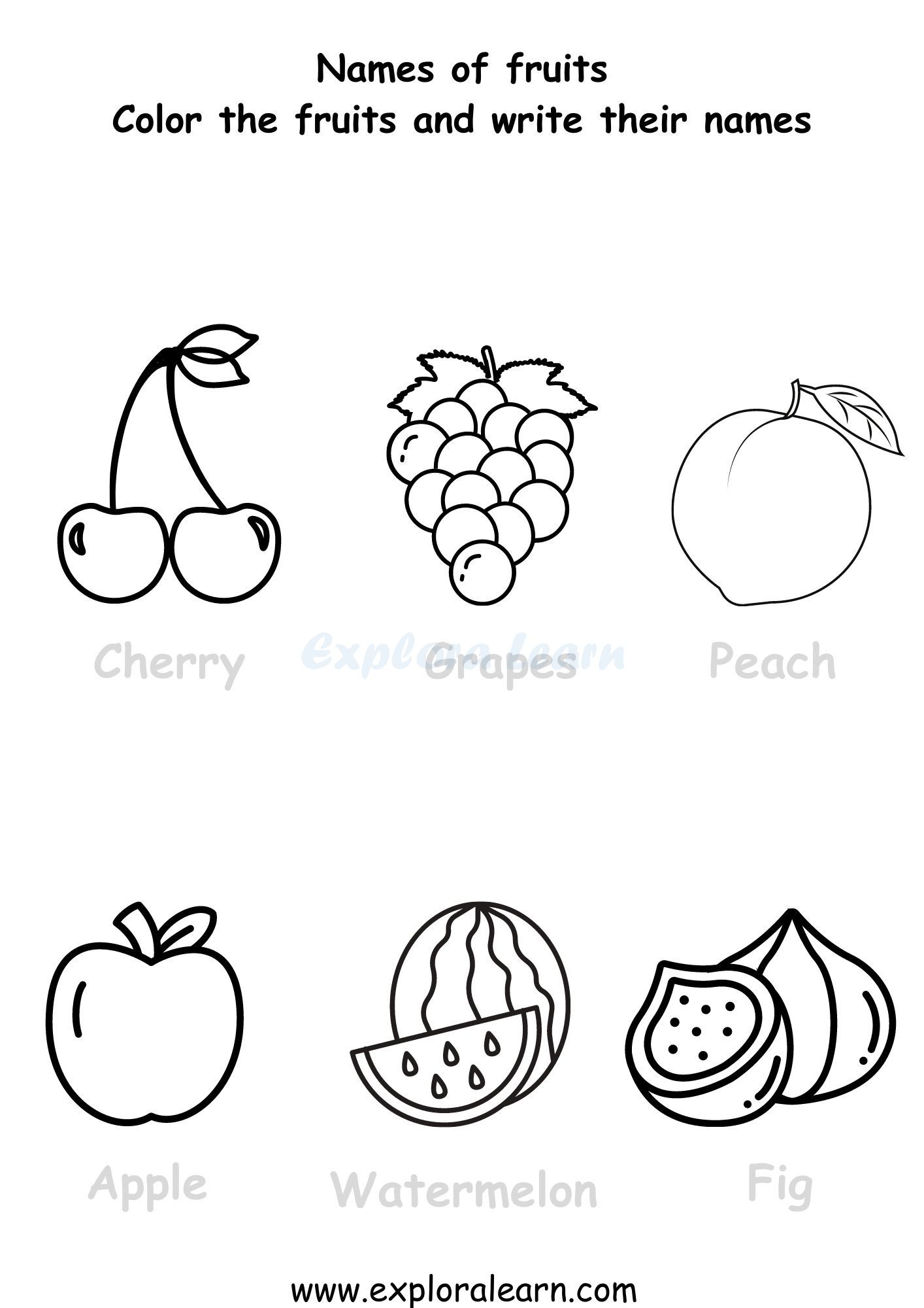 Fruits And Vegetables Worksheets For Preschool And Kindergarten 2 To 6 Years Kids Fruits And Vegetables Worksheets For Preschool And Kindergarten 2 To 6 Years Kids