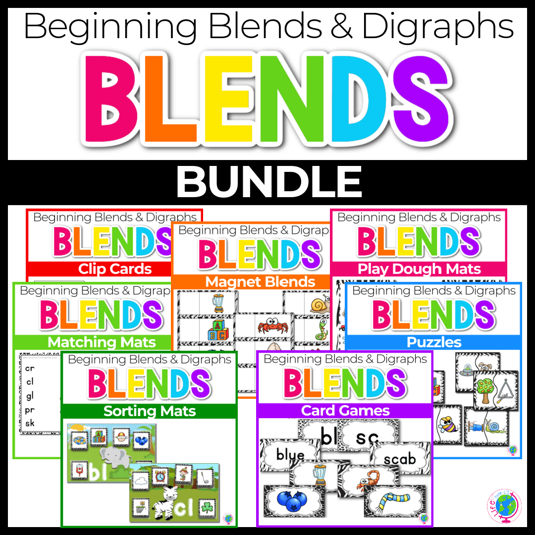 Fun And Hands On Blends And Digraphs Activity Pack Fun And Hands On Blends And Digraphs Activity Pack