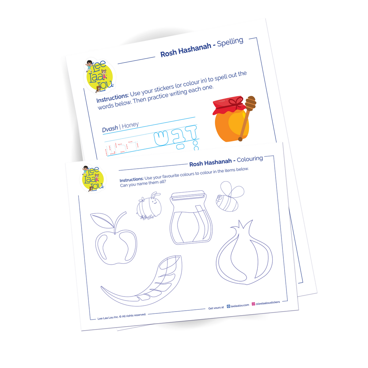 Fun Rosh Hashanah Activity Sheets The Jewish Educator Portal