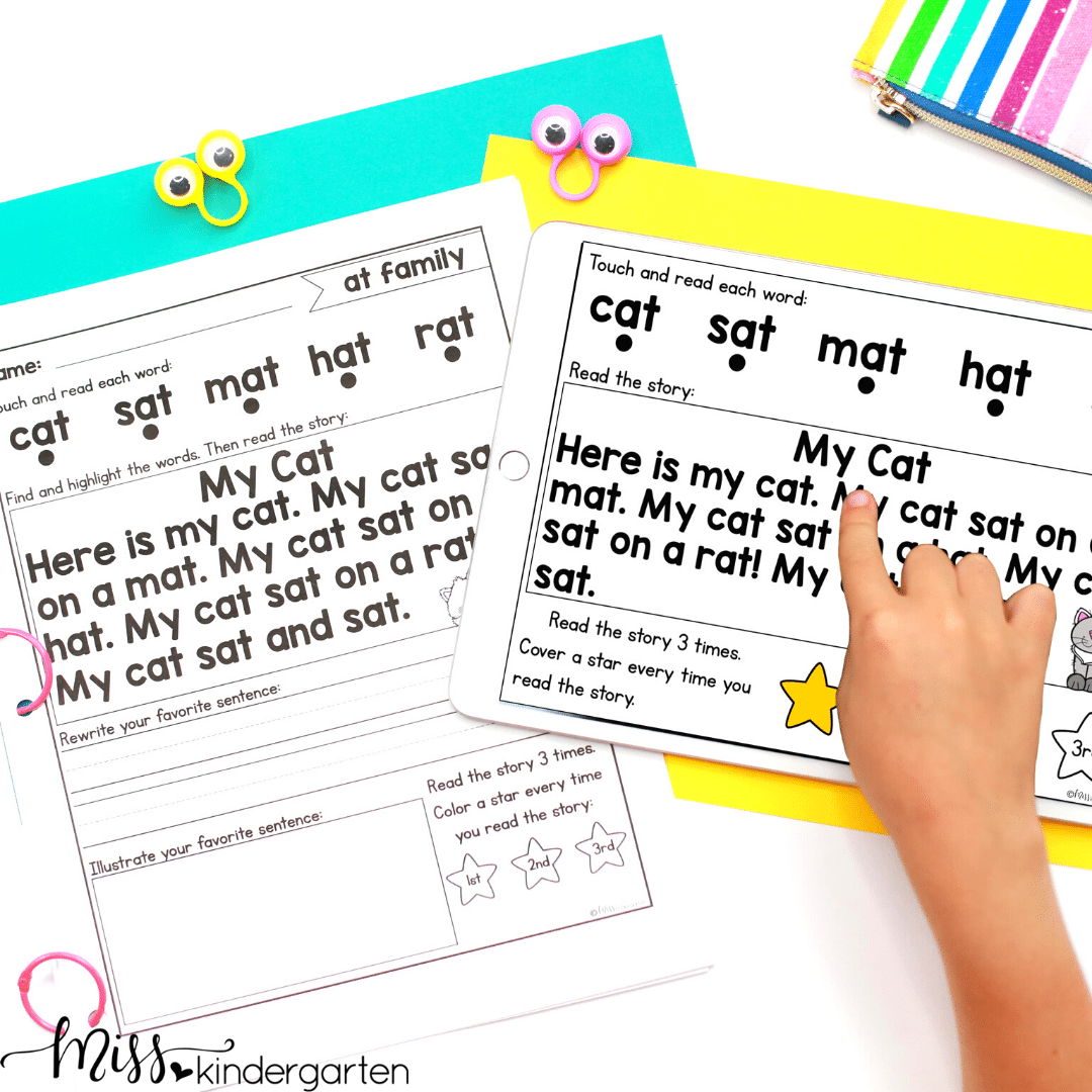 Fun Word Family Activities To Teach Reading Miss Kindergarten Fun Word Family Activities To Teach Reading Miss Kindergarten
