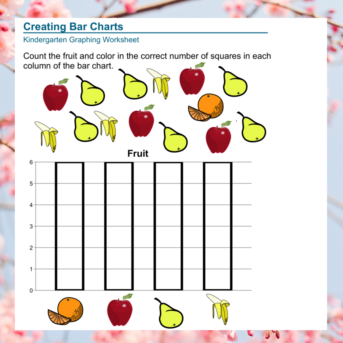 Graphing Adventures For Little Learners Kindergarten Worksheets Exploring Bar C Made By Teachers