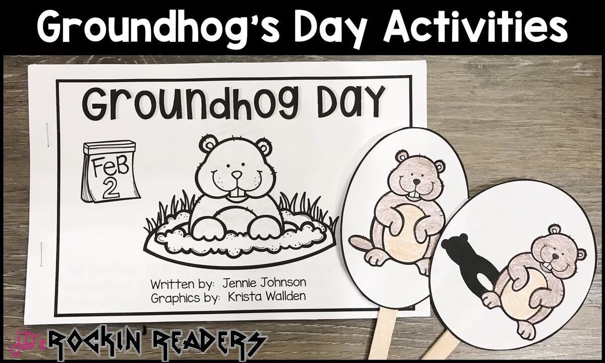 Groundhog Day Book And Activities For Kids JD S Rockin Readers Groundhog Day Book And Activities For Kids JD S Rockin Readers