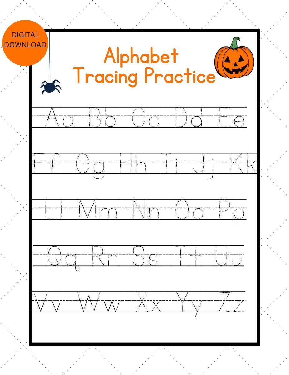 Halloween Alphabet Tracing Worksheets A Z ABC Tracing Worksheet Handwriting ABC Tracing Printable Abc Worksheet Etsy Halloween Alphabet Tracing Worksheets A Z ABC Tracing Worksheet Handwriting ABC Tracing Printable Abc Worksheet Etsy
