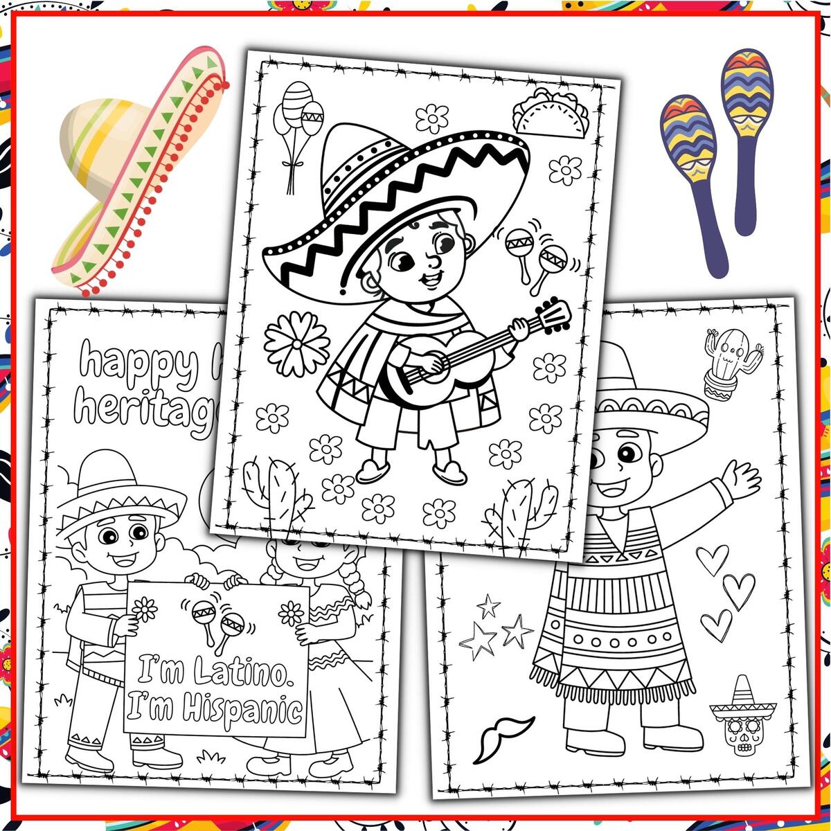 Hispanic Heritage Month Coloring Pages Hispanic Heritage Month Coloring Sheets Classful Hispanic Heritage Month Coloring Pages Hispanic Heritage Month Coloring Sheets Classful