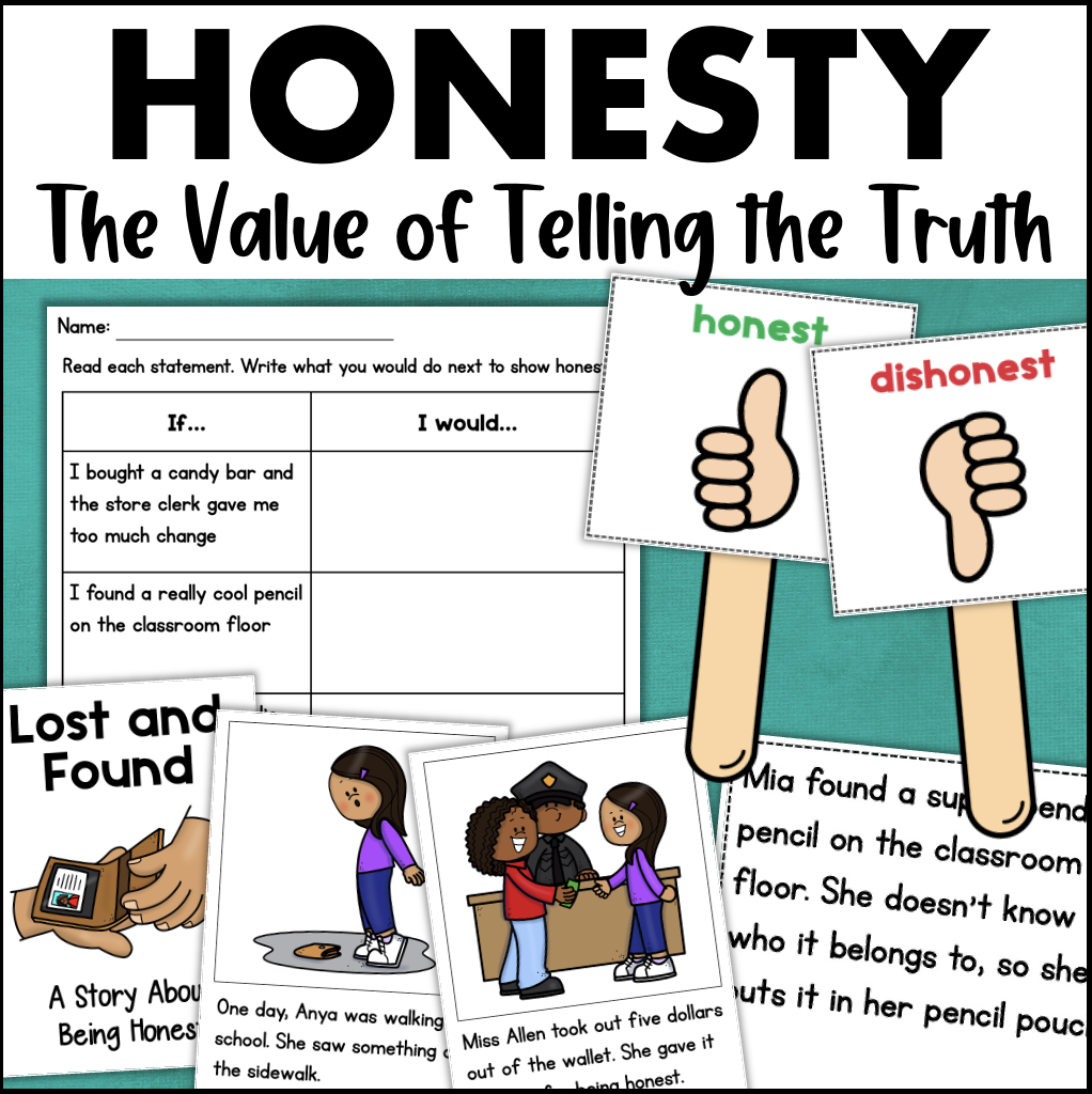 Honesty Activities For Kids Telling The Truth Social Skills