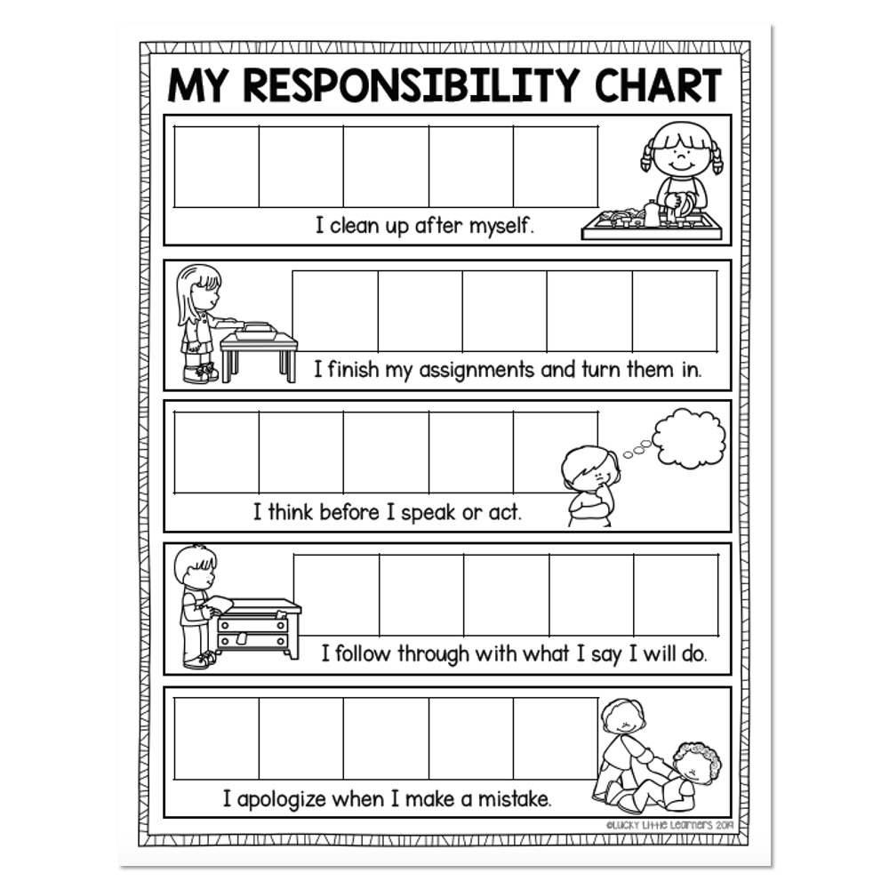 How To Teach Responsibility In The Classroom Lucky Little Learners